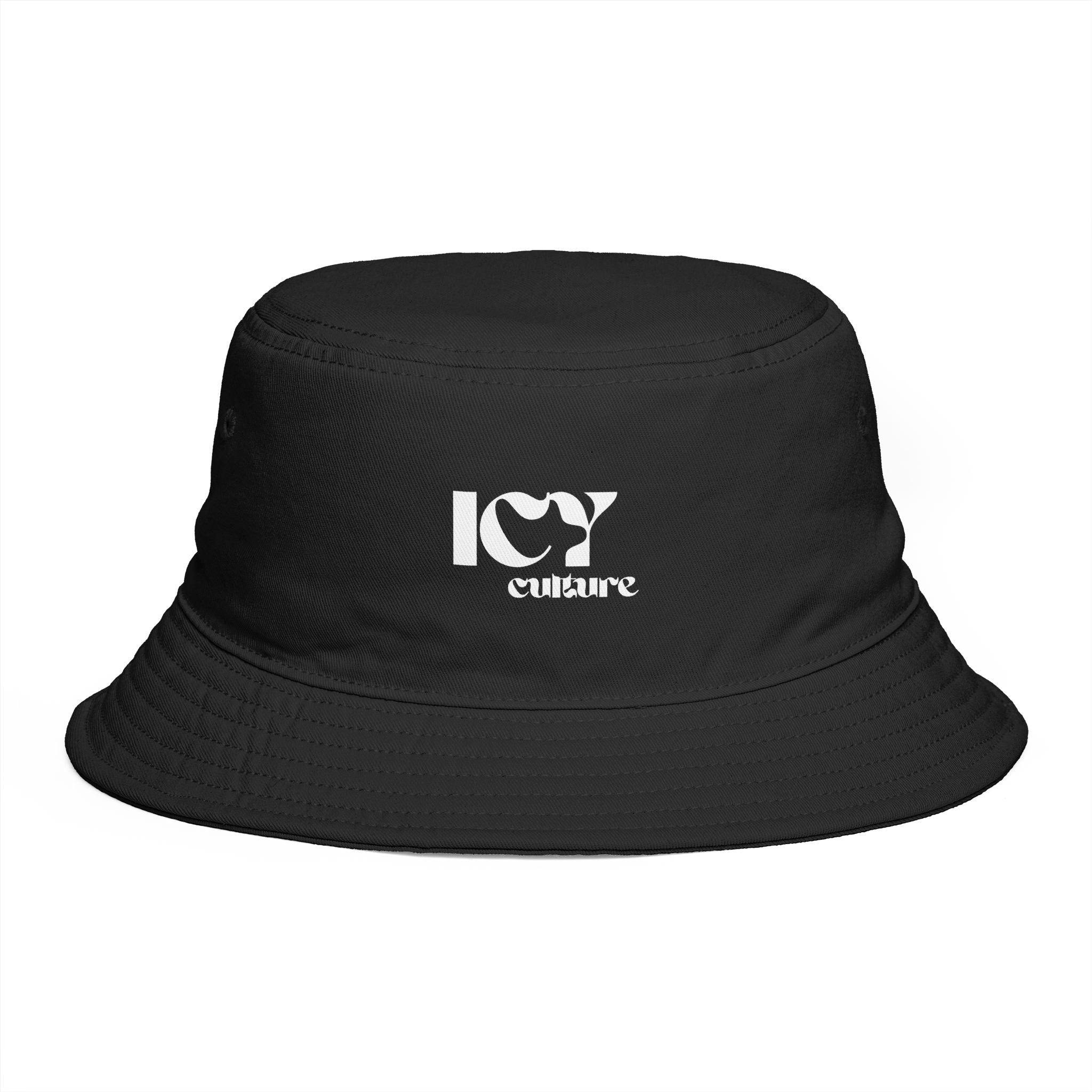 Icy Culture Bucket Hat — Streetwear Logo Sun Hat