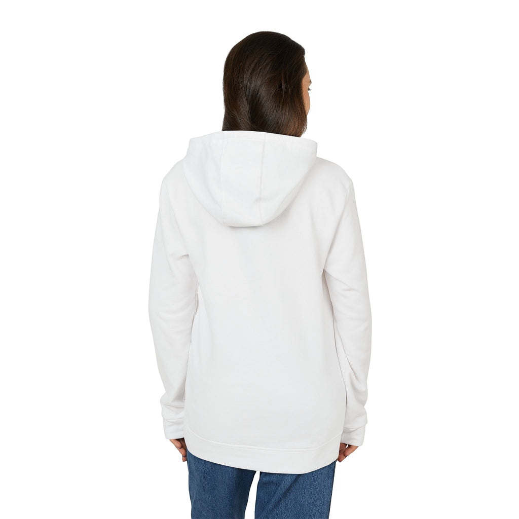 Icy Culture Adidas x Icy Culture Hoodie in branco, com capuz ajustável e bolso canguru. Feito de algodão BCI e poliéster reciclado.