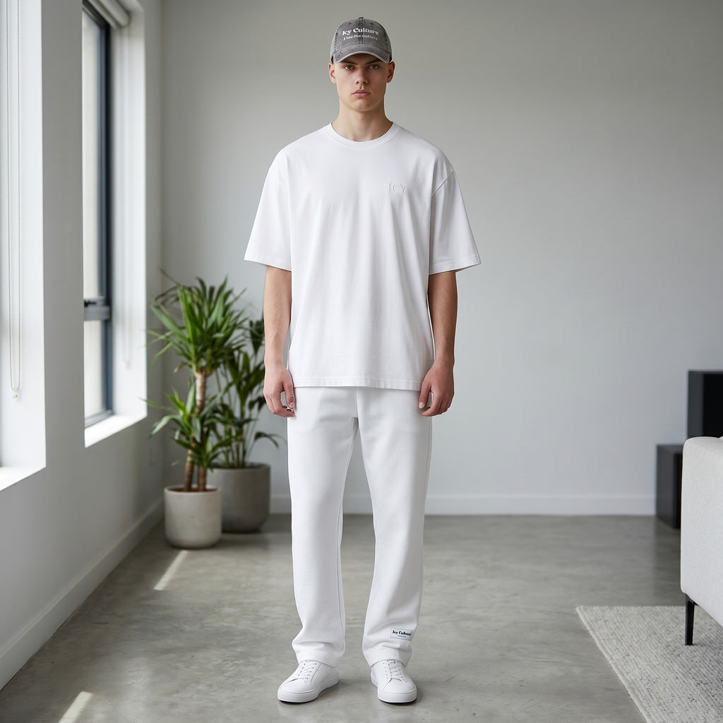 Icy Culture I See The Culture cap in washed-out grey 100% cotton twill with embroidered text and adjustable metal buckle.